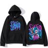 Arcane Jinx Cute Cartoon Printed Harajuku Kawaii Long Sleeve Manga Folding Clothing Moletom Fashion Spring and Autumn Hoodie