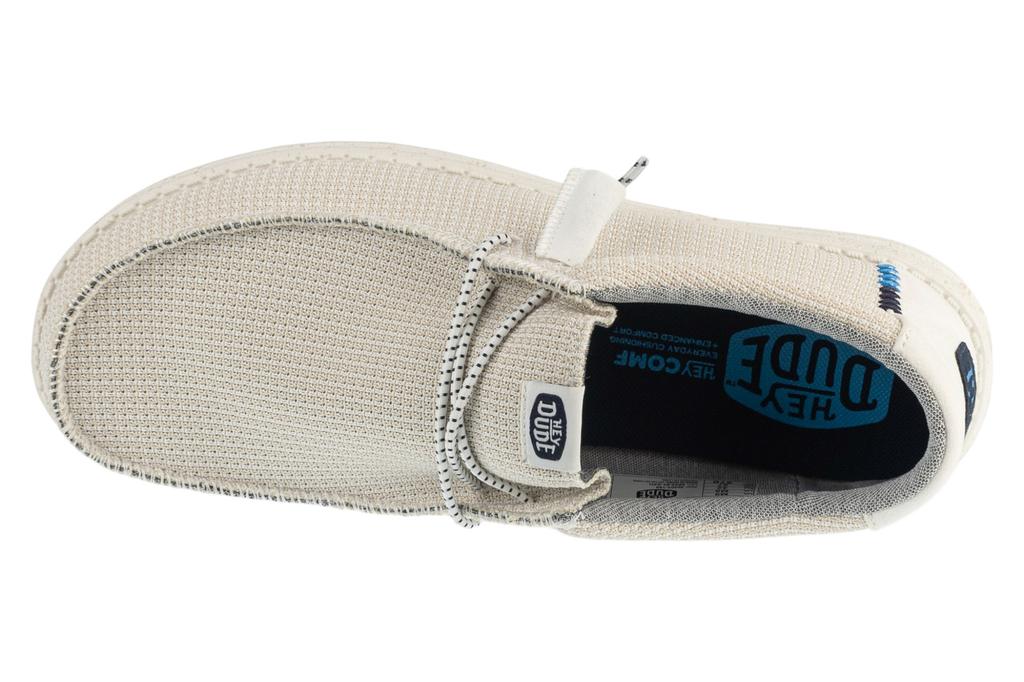 Hey Dude Wally Sport Mesh, Mens Beige Sneakers