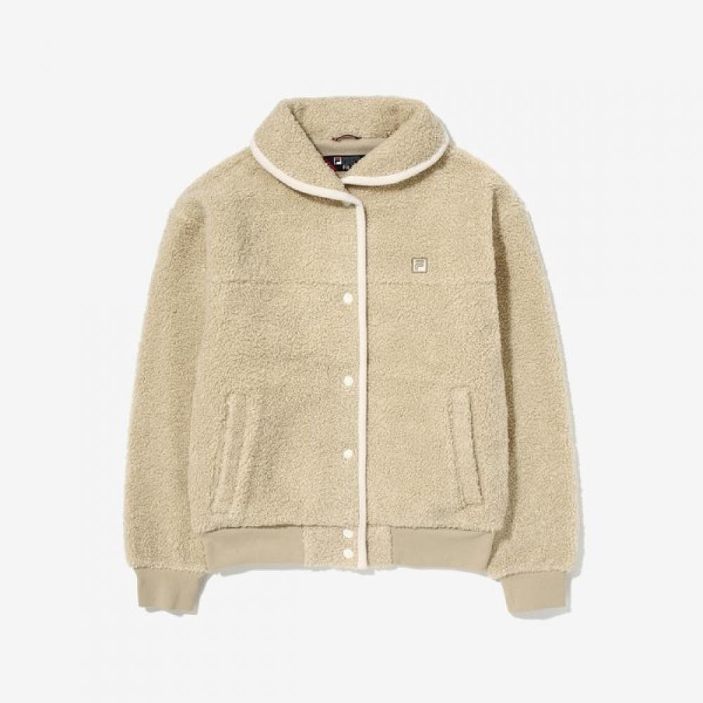 Fila Shawl Collar Fleece Tennis LIGHTBEIGE/W85