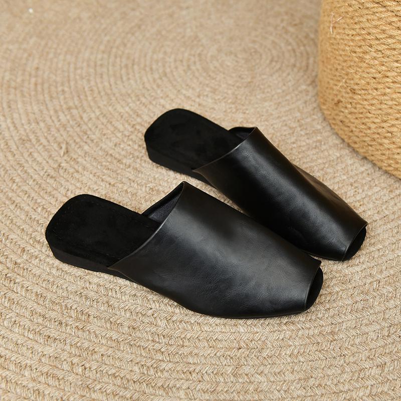 Fashion Lazy Baotou Semi-slippers for Women in The Summer of 2025, Fashionable, Casual and Versatile Slip-on