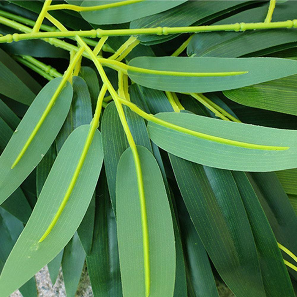 20pcs/lot Durable Simulation Home Decorations Bamboo Leaf Branches Plant Leaves Silk Cloth