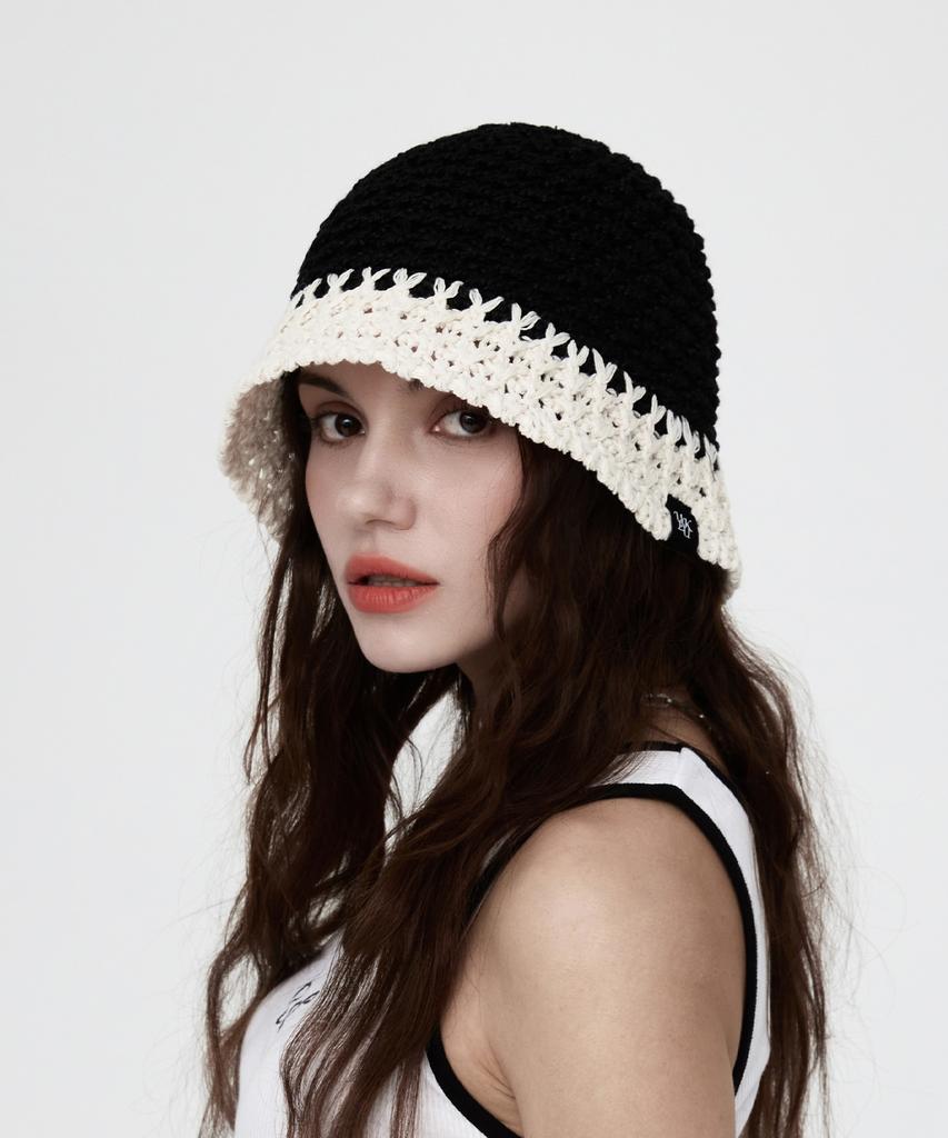 ULUK Lollipop Two-Tone Bucket Hat_Black