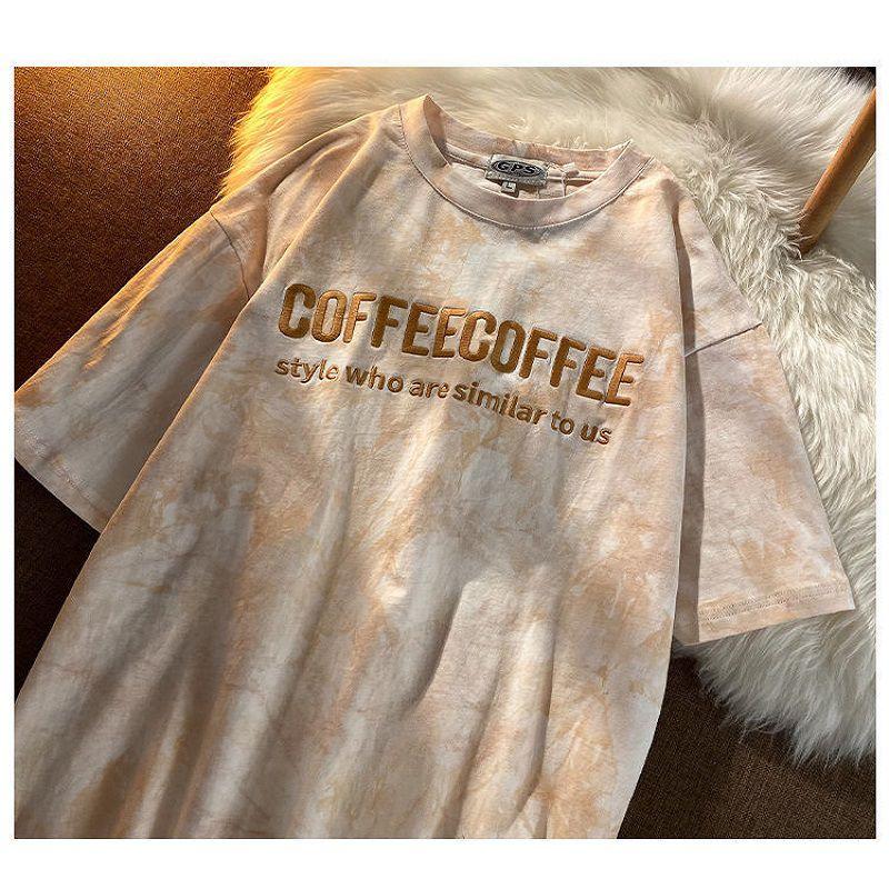 Oversized Hip Hop Short Sleeve T-shirt For Women In Vibrant Tie Dye Design