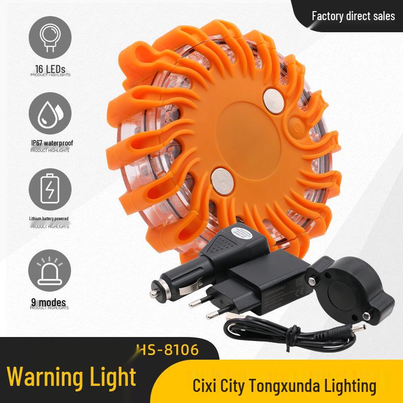 Rechargeable Super Bright Waterproof Flashing Warning Light