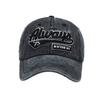 Washed old letter 75 embroidered baseball cap men's retro cap spring and autumn sunshade soft top hat women