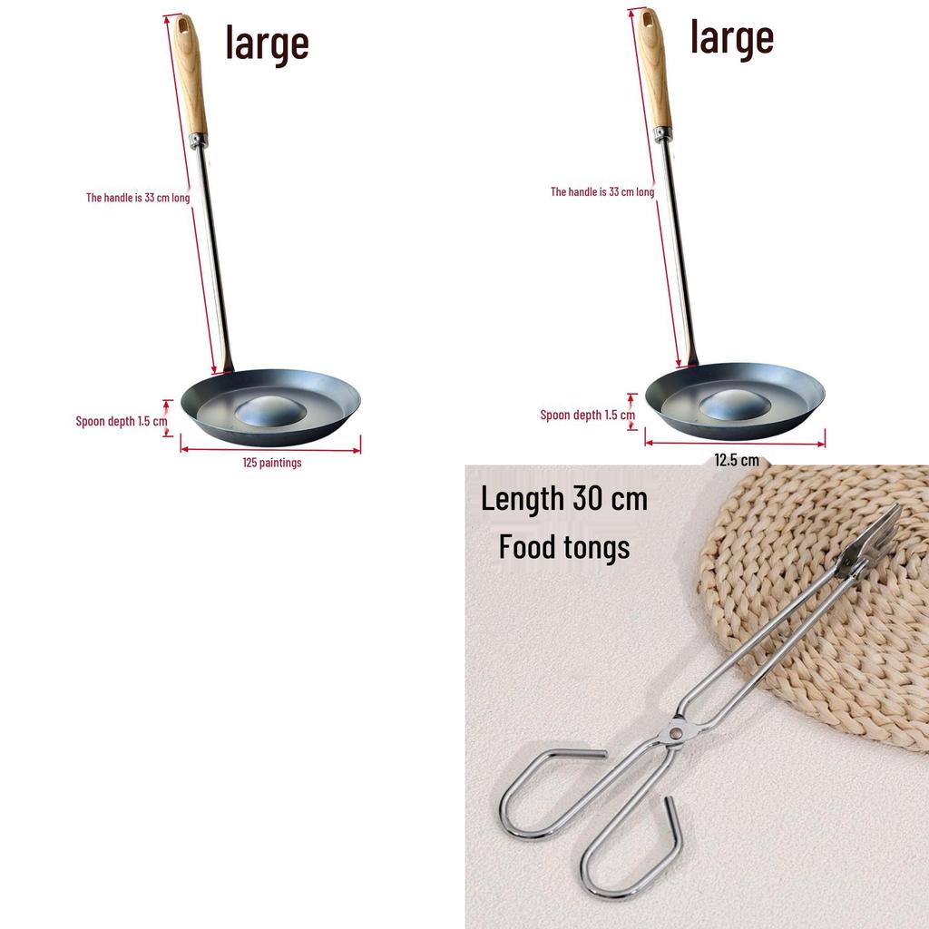 Commercial-Grade Large Fried Noodle Nest Ladle Mold