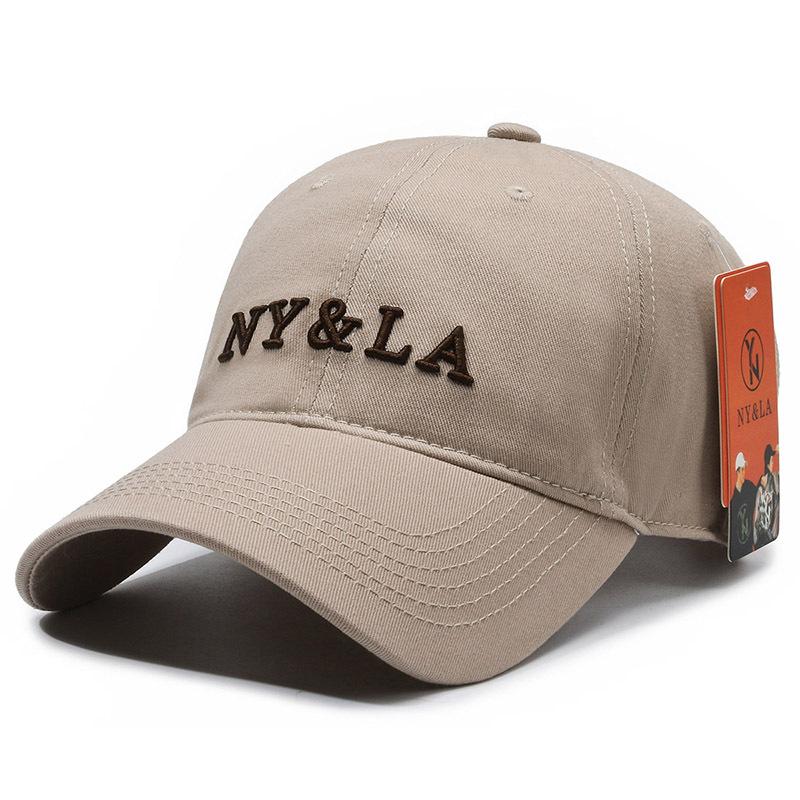 New Embroidery Ball Baseball Cap Sports Sunscreen Men's and Women's Sun Hats Breathable Versatile Casual Duck Tongue