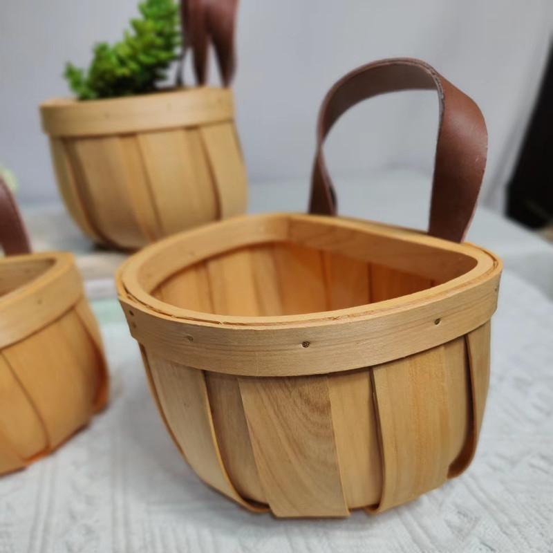 Onion Ginger Garlic Storage Basket Kitchen Ginger Garlic Basket Household Japanese Hanging Basket Handmade Bamboo Storage Basket