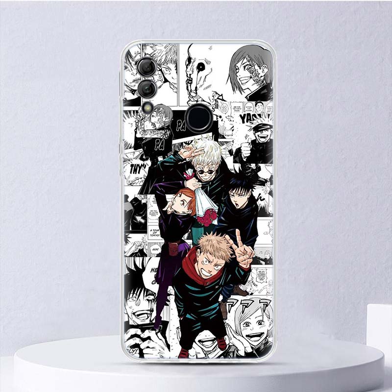 

Мягкий чехол Jujutsu Kaisen японского аниме для Huawei P Smart Z Y5 Y6 Y7 Y9S 2019, чехол для телефона Honor 10 Lite 9 9X 8X 8A Pro 8S 20i Coqu Honor 50