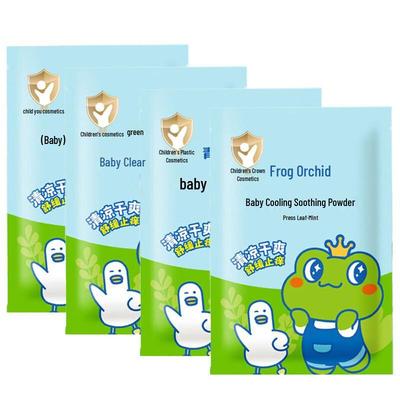 Polvere di Talco Principe Ranocchio per Bambini 80g x Confezione da 4