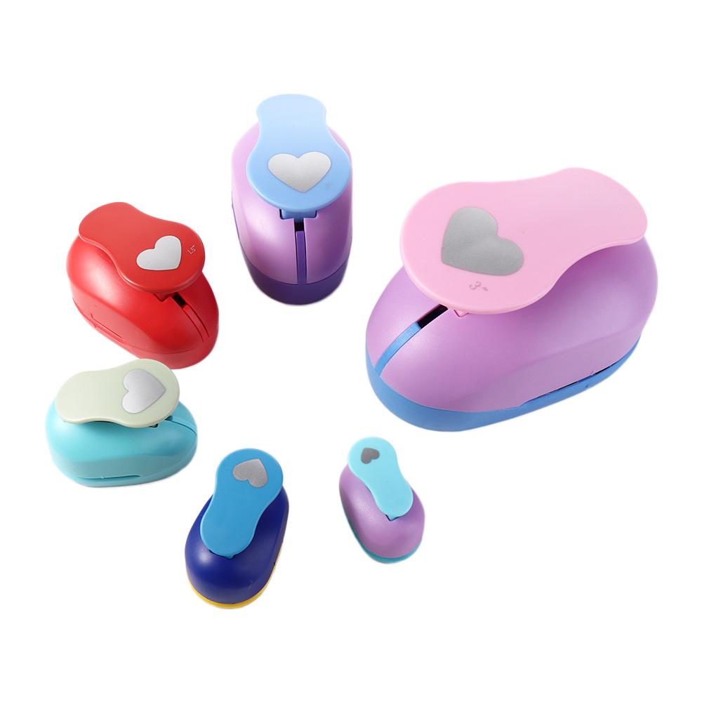 9-75mm Heart-shaped DIY Craft Scrapbooking Machine Hole Puncher Punches Maker Embossing Punches