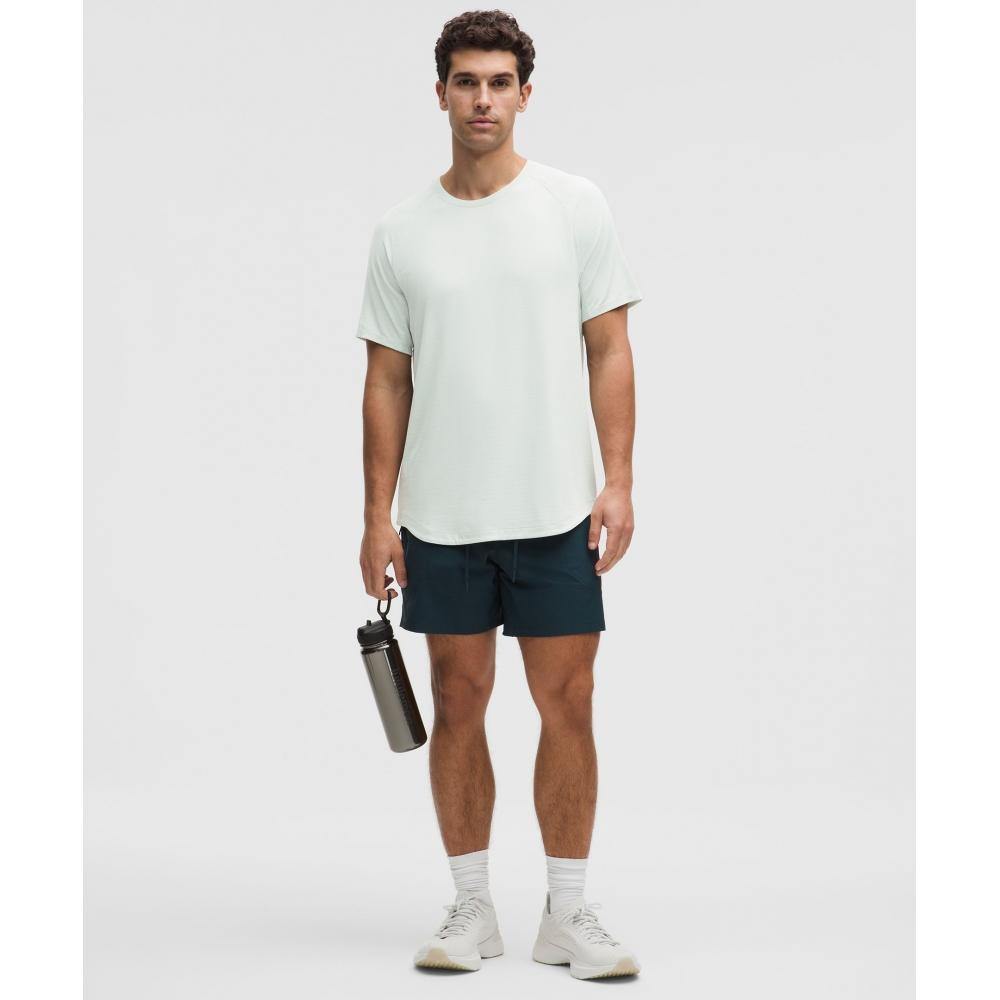 Lululemon License To Train Short Sleeve Shirt Pelican