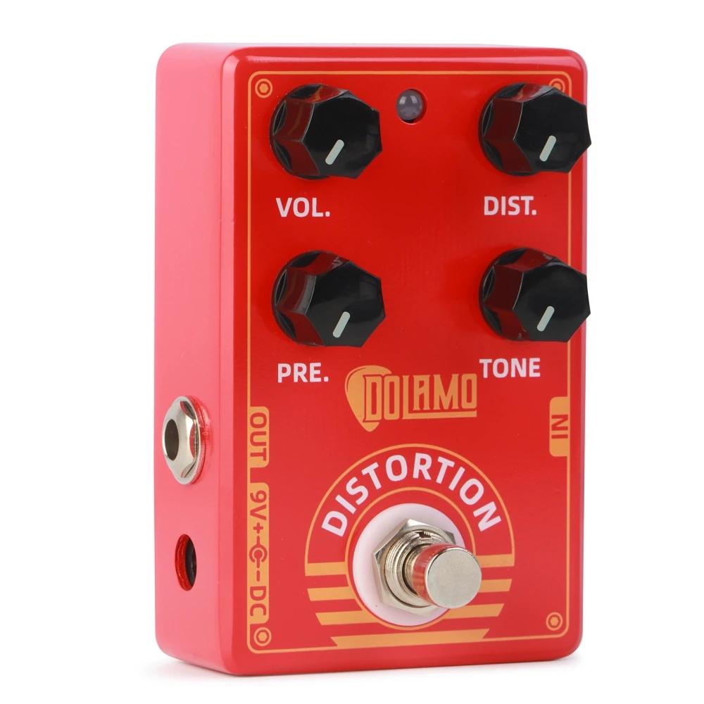 Dolamo D-9 Distortion Guitar Pedal Premium Metal Shell Electric Guitarra Effect Pedal True Bypass Guitar Accessories