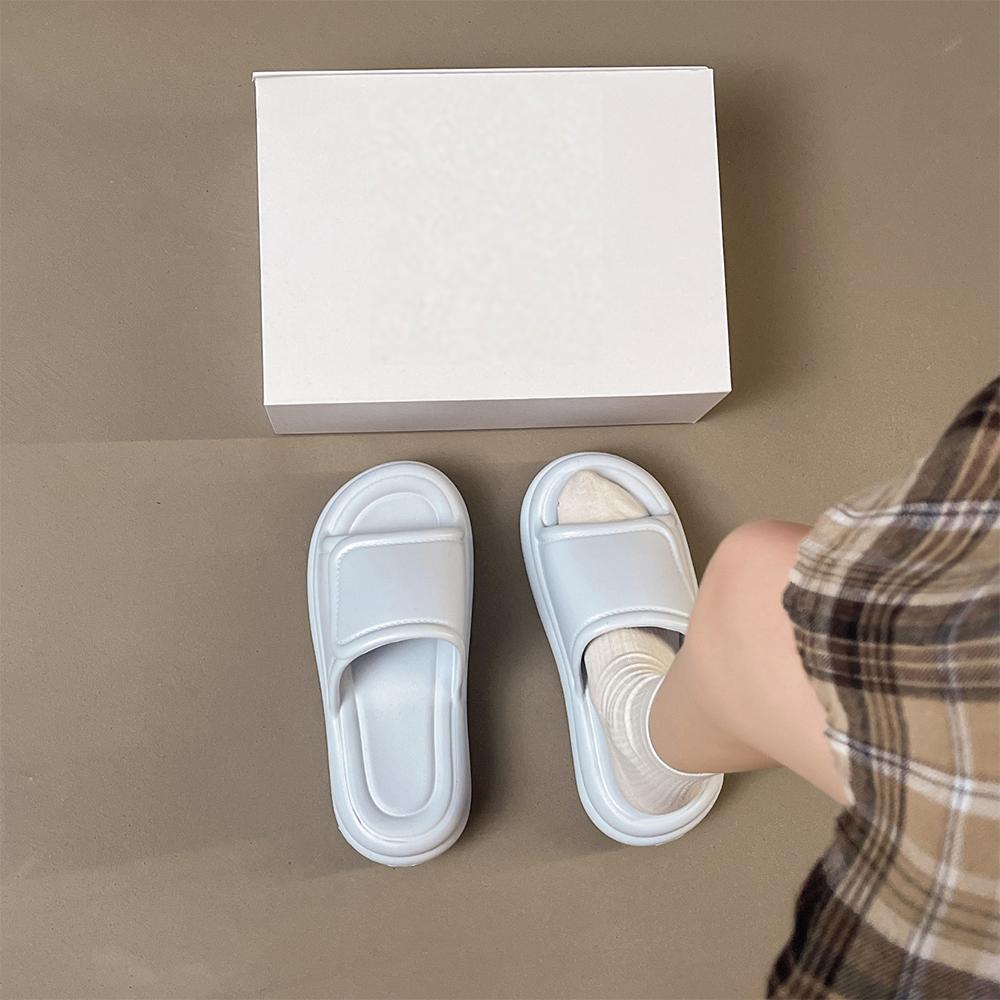 

Fashion Women s Thick Soled Slippers, The New Summer Slippers Of 2025 Are Fashionable Non Slip Suitable For Home Bathroom Beach, Outdoor 35-36 синий