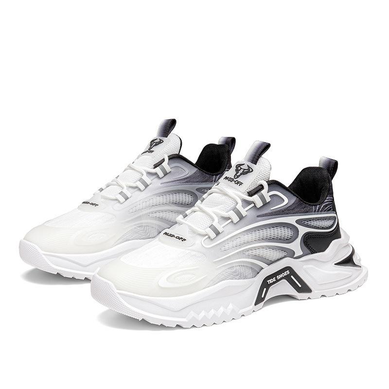 2025 Thick-soled Low-top New Trend Heightening Shoes 2025 Mesh Sports Lightweight Men's Shoes Casual Shoes