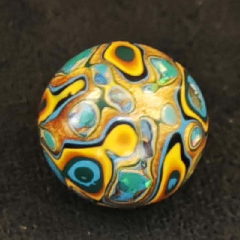 

08mm Opal Inlaid Lacquer Beads for DIY Craft Bracelets & Prayer Accessories 8mm