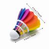 Rainbow Color Badminton Fridge Magnet Funny Simulation Badminton Decoration Creative Magnetic 3D Printing Badminton