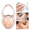 Shimmer Highlighter Powder Palette Face Contouring Makeup Highlight Face Bronzer Brighten Skin