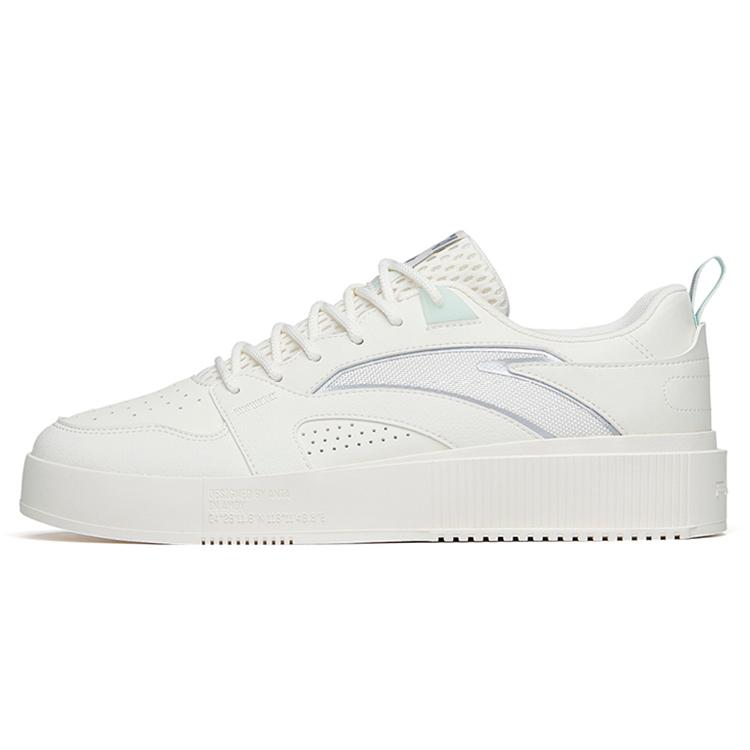 New Anta Life Collection Low Top Skateboard Shoes Men's White Blue 112228040-3