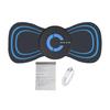 Smart Neck Massager Pad Portable Mini Pulse Massage Patch for Shoulder Back Leg Pain Relief Rechargeable Adjustable Intensity Massage Device for Home