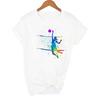 Women Clothes Watercolor Volleyball Girl Graphic Print T Shirt Femme Korean Style T Shirt Female