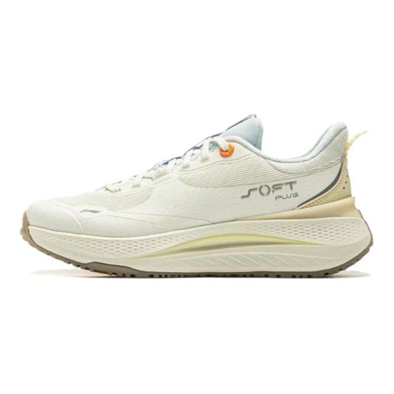 Li-Ning Soft Plus Womens Low Top Lifestyle Casual Shoes White AGLV004-2 37