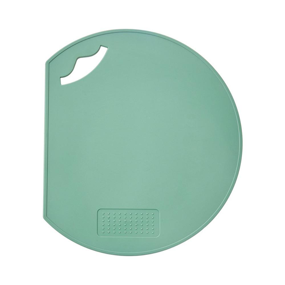 Anti-Mold TPU Cutting Board Flexible Non-Slip Cutting Mat  Cooking Preparation Green Style B