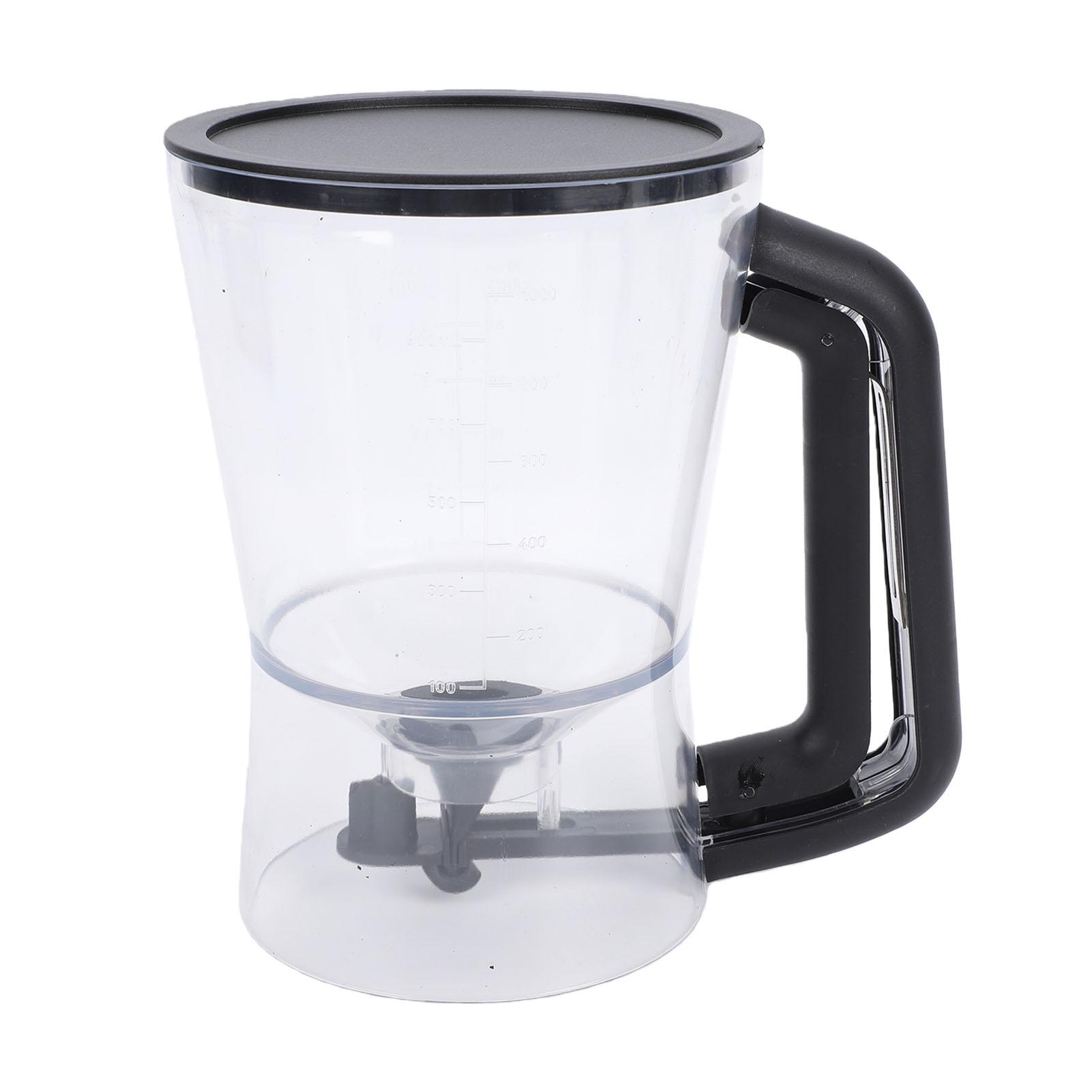 Pancake Batter Dispenser Plastic Practical Portion Control Cupcake Batter Separator with Handle for Baking Tool