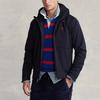 Polo Ralph Lauren Solid Color Zip-Up Hooded Jacket Men Jackets Navy-Blue 16020706-410