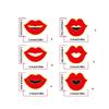 Mouth Shaped Lapel Pin Handmade Jackets Bag Backpack Badge Accessory Clothing Accessories for Elegant Women and Girls
