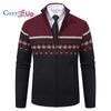 Cozy Up Automne et hiver nouveau pull hommes Cardigan veste polaire épaissie couleur pull mode hommes veste ample