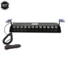 Car Strobe Flashing Lights Lamp 12LED Red/Blue/Amber/Yellow/White Police Led Flasher Emergency Warning Light For Car 12V 12W