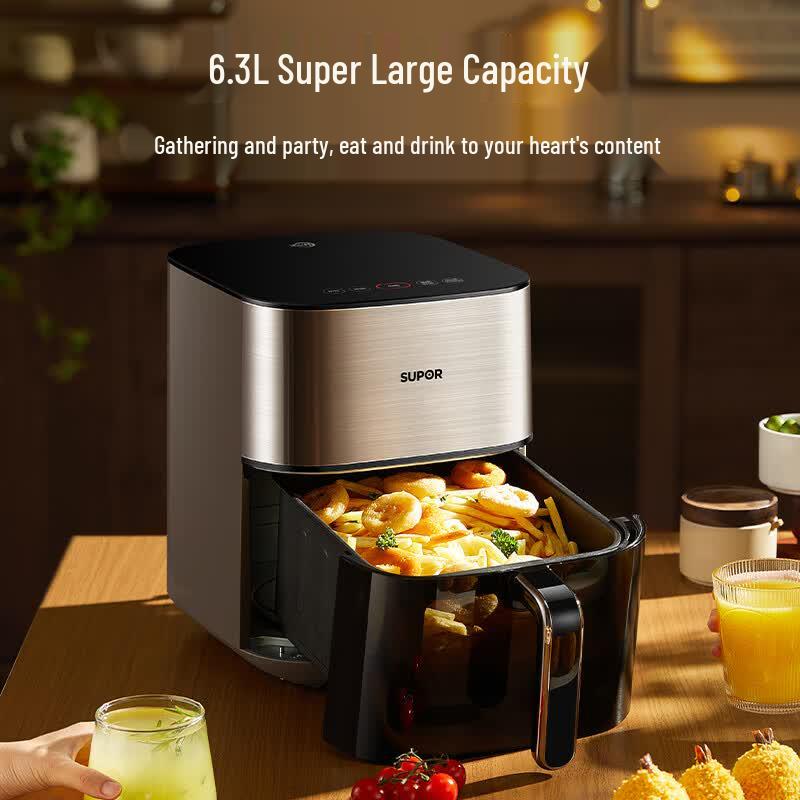 SUPOR 6.3L Dual Heat Source Far Infrared Air Fryer CN Plug (adapter Included)