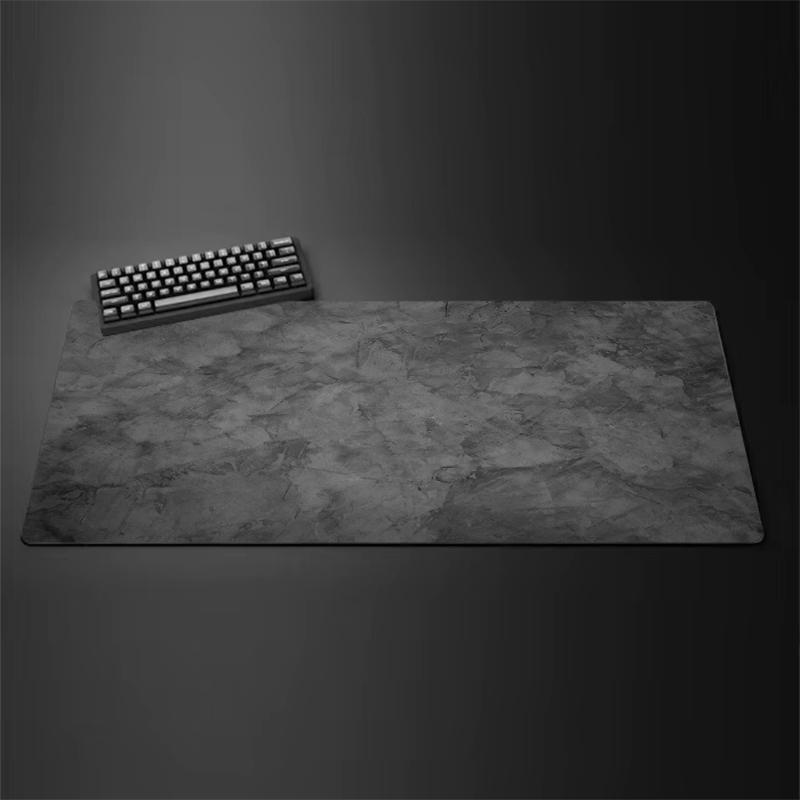 Graues Mauspadd Groß/Klein überkettelter Mauspadd XXL Schreibtisch Tastatur Tischunterlage Graue Serie Gaming Schreibtischmatte Computerzubehör
