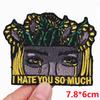 Jackets Embroidered Patches Diy Flame Bat /Horror Punk Patch Iron On Patches For Clothing Thermoadhesive Patches On Clothes Diy 