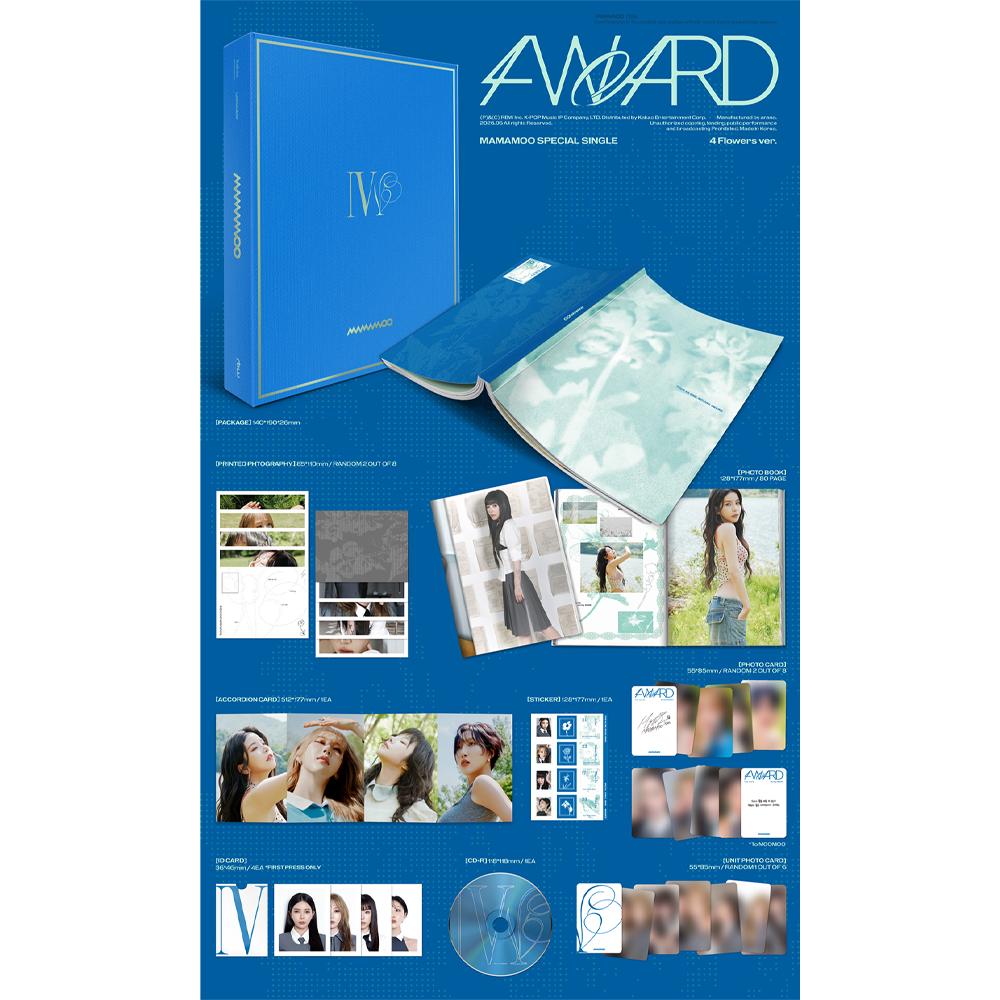 [Vorbestellung] MAMAMOO - Special Single : 4WARD (4 Blumen version)