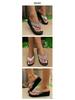 Women's Rhinestone Slide Sandals - Fashionable Summer Wedge Flip-Flops for Outdoor and Beach Wear