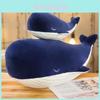 Adorable Large Blue Whale Plush Doll Soft Toy Cushion For Kids Birthday Gifts
