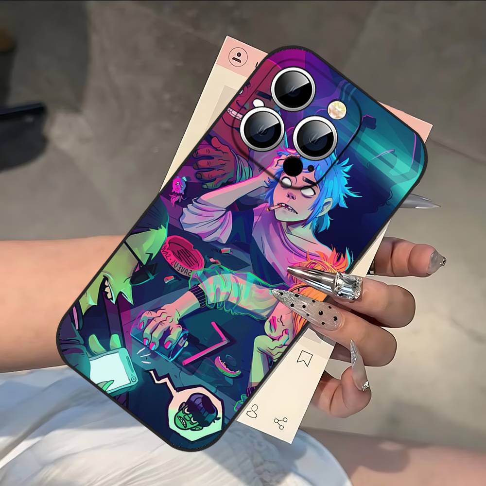 G-GorillazS Band Phone Case For IPhone 17 16 15 14 13 12 11 PRO MAX PLUS Mini TPU Soft To Skin-friendly Case