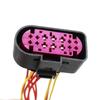 10 To 14 Pin Wire Harness Connector Adapter Xenon Headlight For Volkswagen and 1J0973737