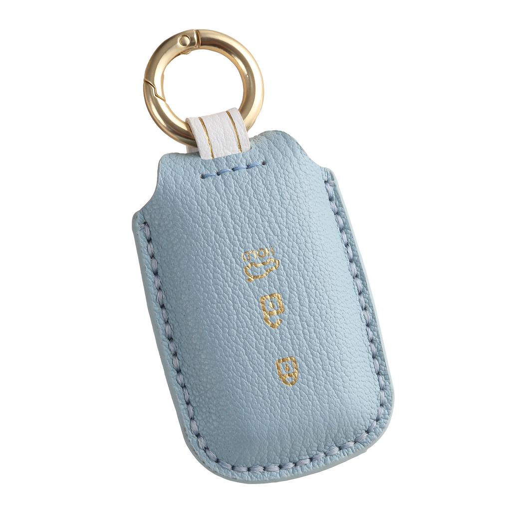 Customized for Kia K3 Car Key Cover, Pure Hand-stitched, High-grade Leather Key Protection, Case Buckle
