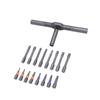 Multipurpose Screwdriver Set S2 Alloy Steel Ratchet Driver Bits for Home Repair Car Maintenance