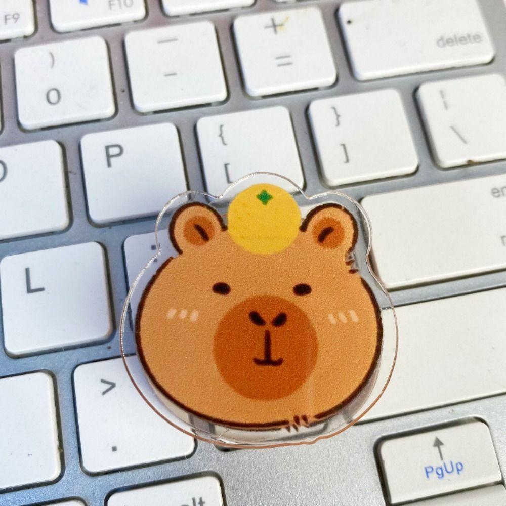 Paperclip Cartoon Memo Clip Capybara PP Clip Kawaii  Scrapbook/Notebook Decoration