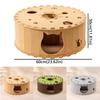 Breathable Cat Tunnel House Non-Shedding Scratching Board Cat Tunnel Play Center  Home Indoor