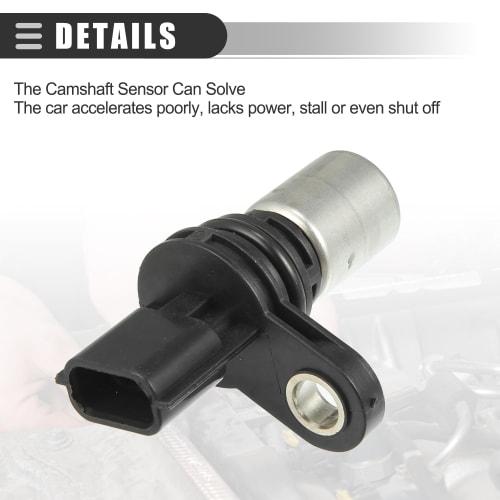 Motoforti CPS Sensor Engine Camshaft Position Sensor Compatible with Nissan Versa 2009-2015 ABS Metal No.237311HC1A Black