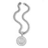 TEMU Hot-selling New Dinner Round Brand Diamond Pendant, Trendy Brand Personalized Hip-hop Style Jewelry