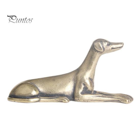 

Маленькие латунные статуи, винтажное процветание, реалистичная собака, знак зодиака, чай, домашнее животное, пресс-папье, гончая, украшение для рабочего стола античный бронзовый