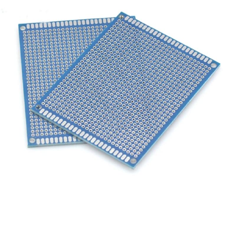 5/10PCS PCB Board Prototype Board Blue 3x7cm 4x6cm 5x7cm 7x9cm Double Sided Circuit Boards DIY Electronic Kit