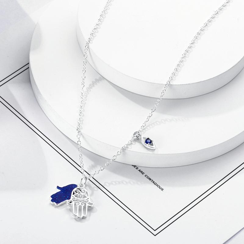 New Copper Necklaces Tulip Heart Sun Star Moon Bow Zircon Pendant Necklace For Women Fashion Jewelry Making Gifts