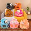 1Pcs Learning To Sit Feeding Chair Cute Baby Sofa Support Seat Cover Plush Chair Toddler Nest Puff Washable Without Filler